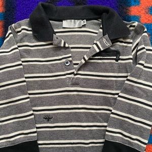 Boys Dior striped polo